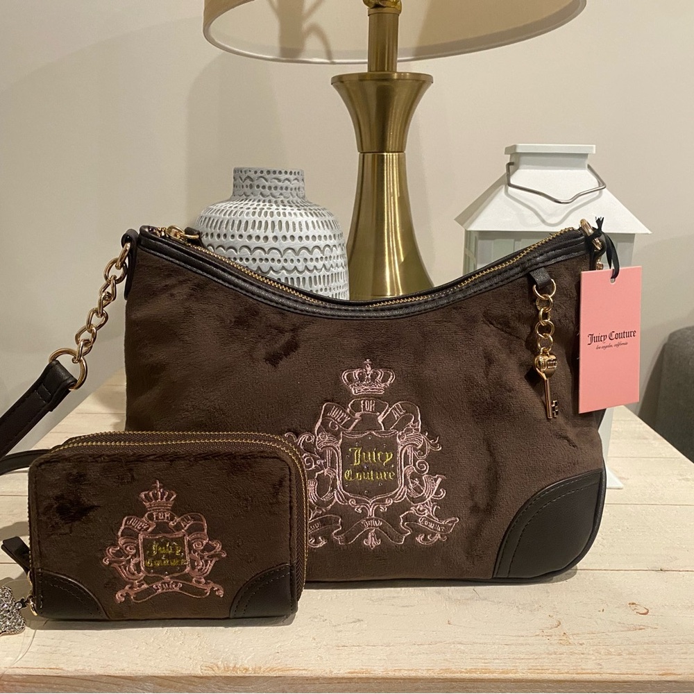 Juicy Couture Juicy for All Hobo + Double Zip Wallet
